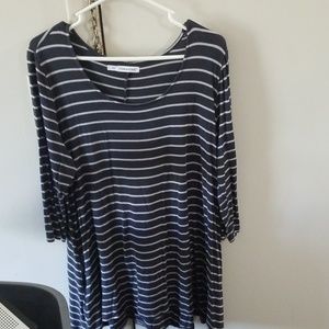 Maurices Black and Grey Tunic
